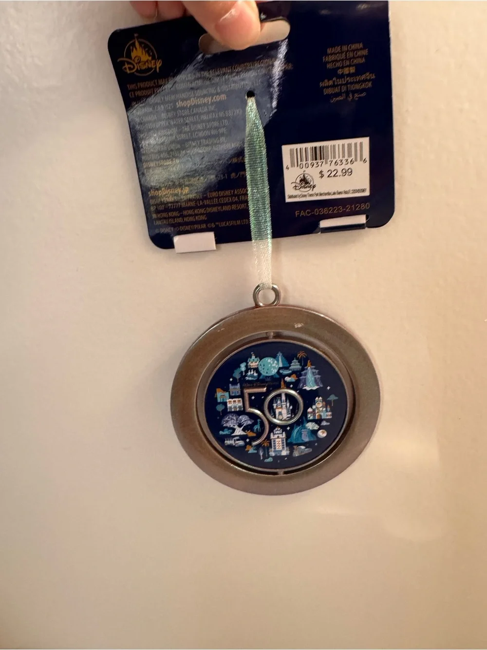 Disney World 50th Anniversary ornament NWT